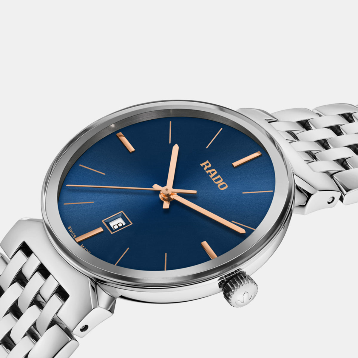 Florence Women Quartz Blue Dial Analog Stainless Steel Watch R48913203