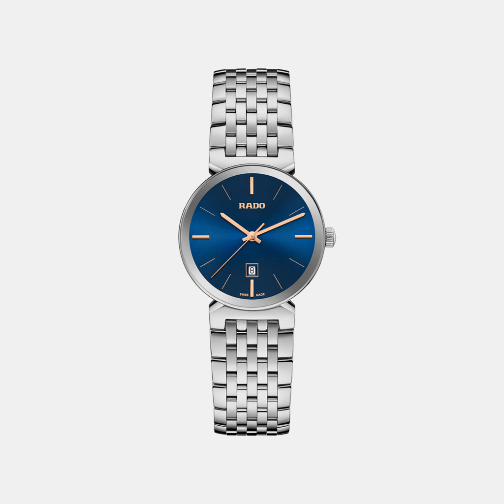 Florence Women Quartz Blue Dial Analog Stainless Steel Watch R48913203