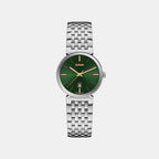 Florence Women Quartz Green Dial Analog Stainless Steel Watch R48913313