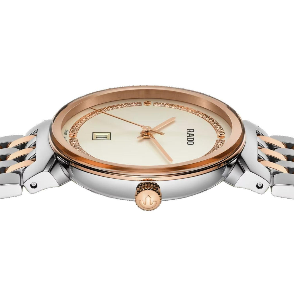 Florence Women Quartz Champagne Dial Analog Stainless Steel Watch R48913403