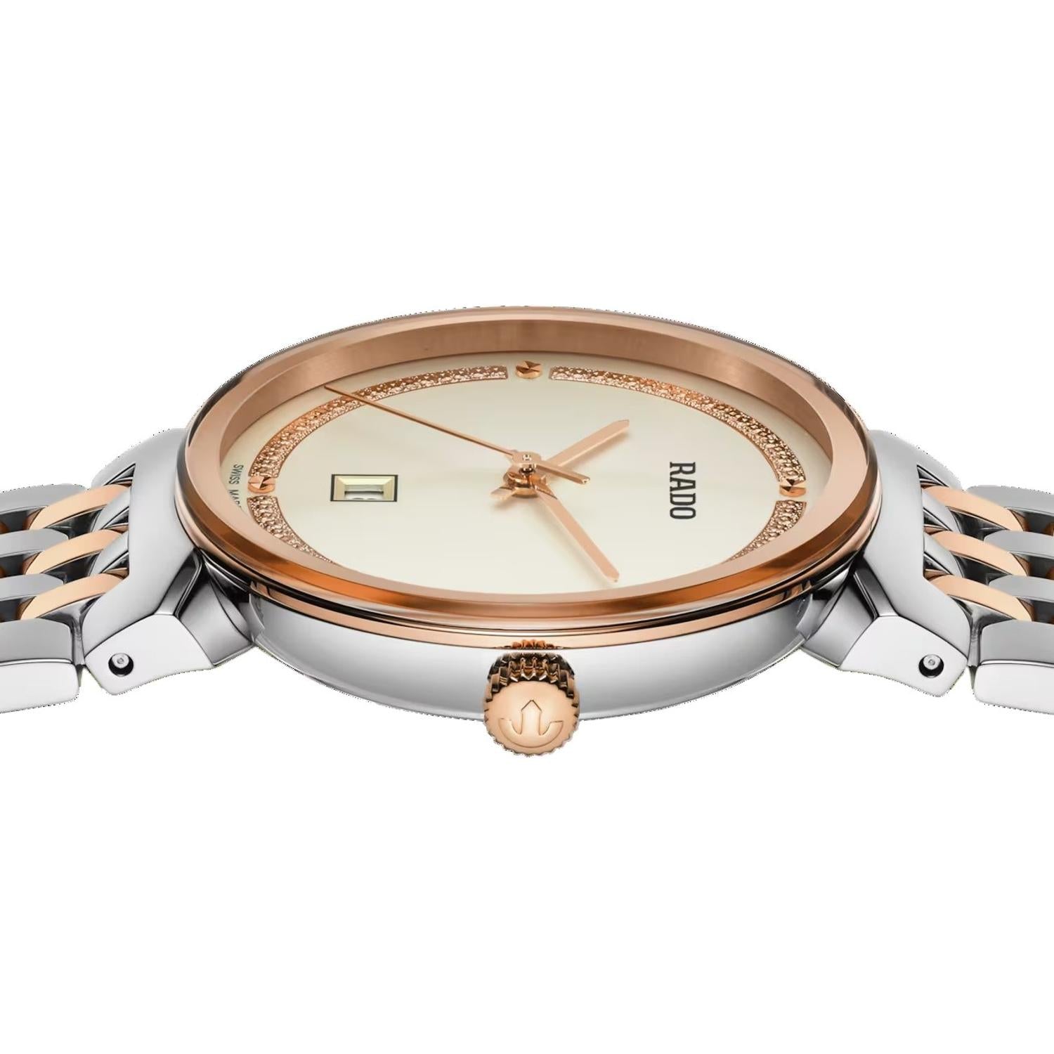 Florence Women Quartz Champagne Dial Analog Stainless Steel Watch R48913403