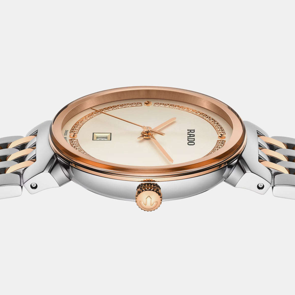 Florence Women Quartz Champagne Dial Analog Stainless Steel Watch R48913403