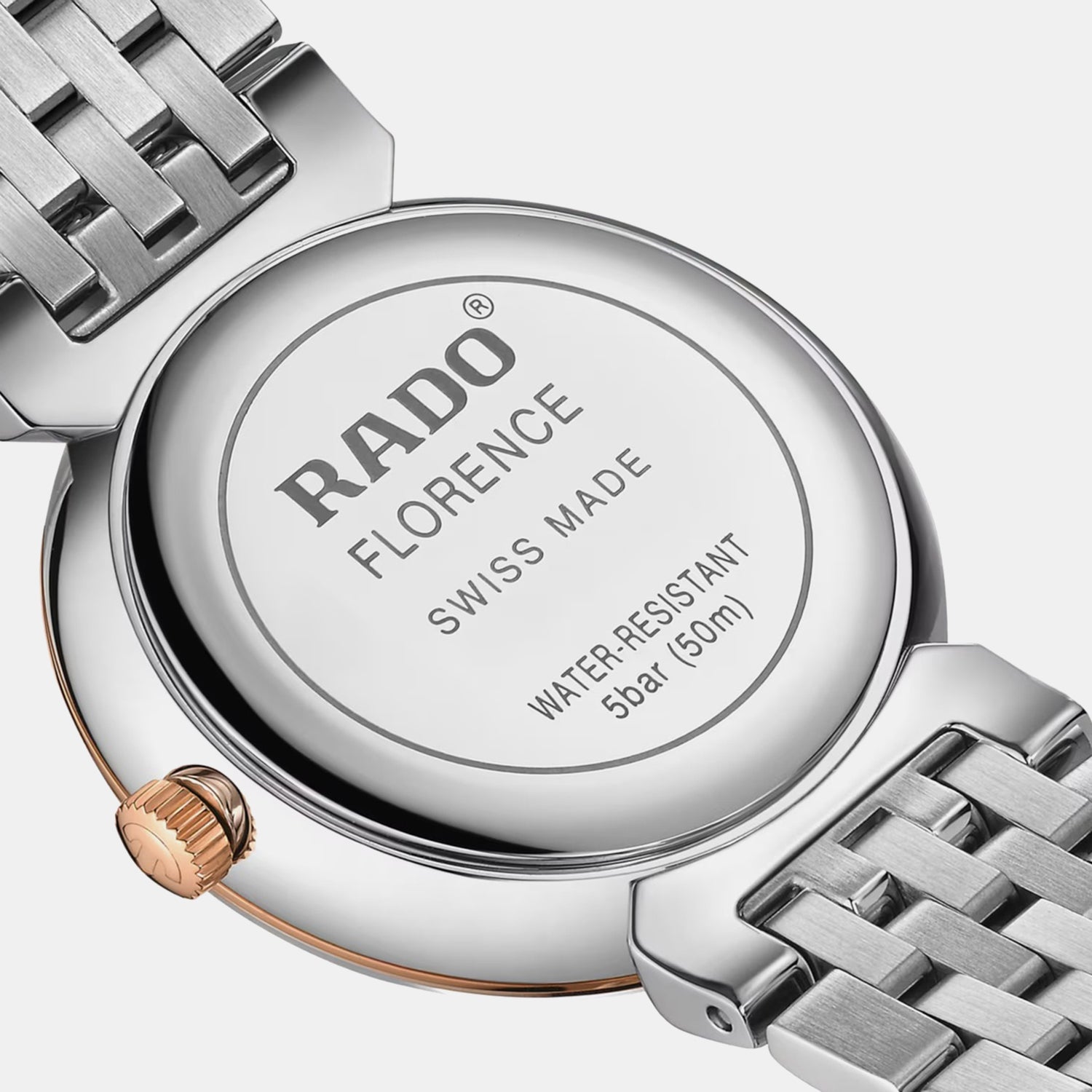 Florence Women Quartz Champagne Dial Analog Stainless Steel Watch R48913403