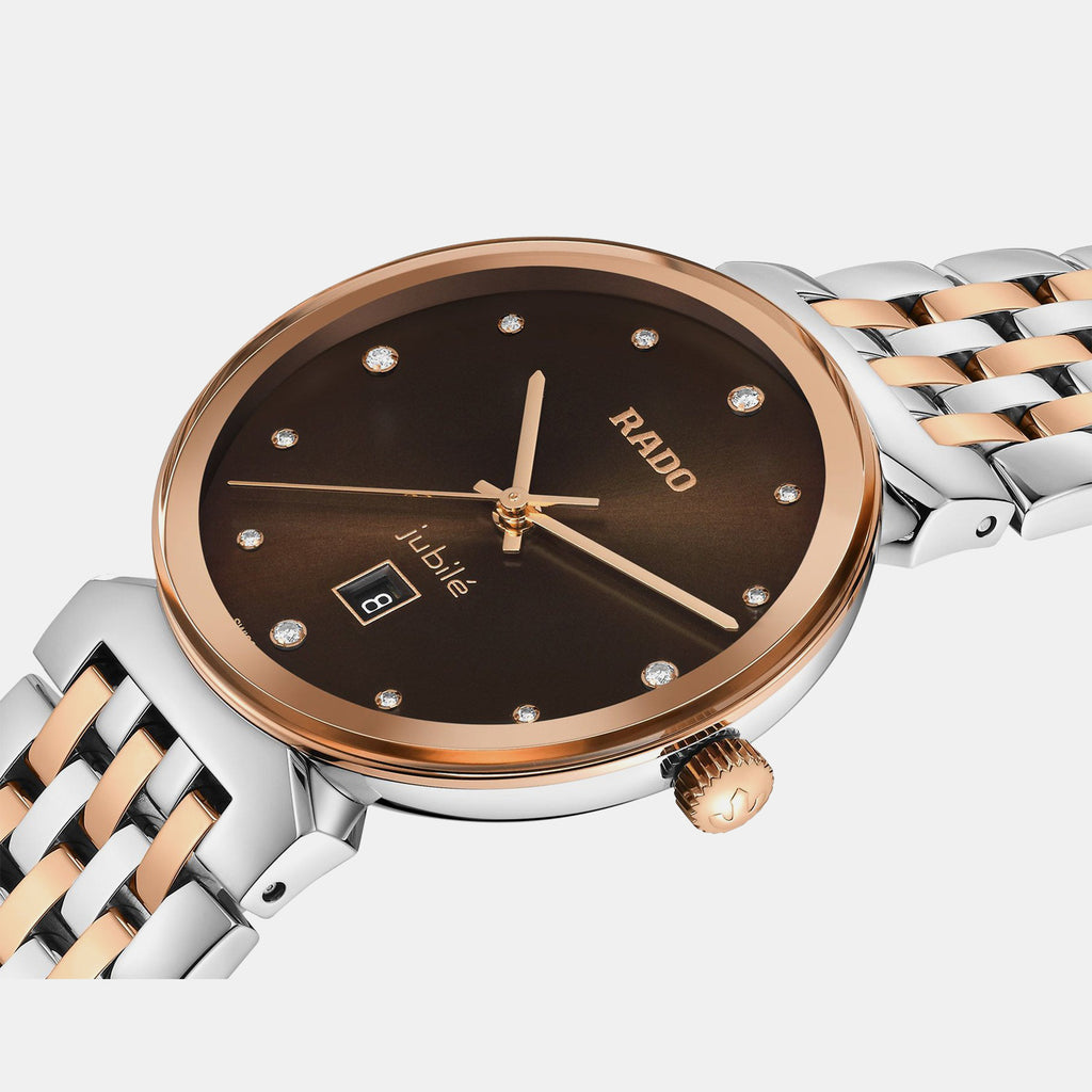 Florence Women Quartz Brown Dial Analog Stainless Steel Watch R48913763