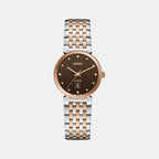 Florence Women Quartz Brown Dial Analog Stainless Steel Watch R48913763