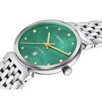 Florence Women Quartz Green Dial Analog Stainless Steel Watch R48913903