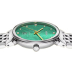 Florence Women Quartz Green Dial Analog Stainless Steel Watch R48913903