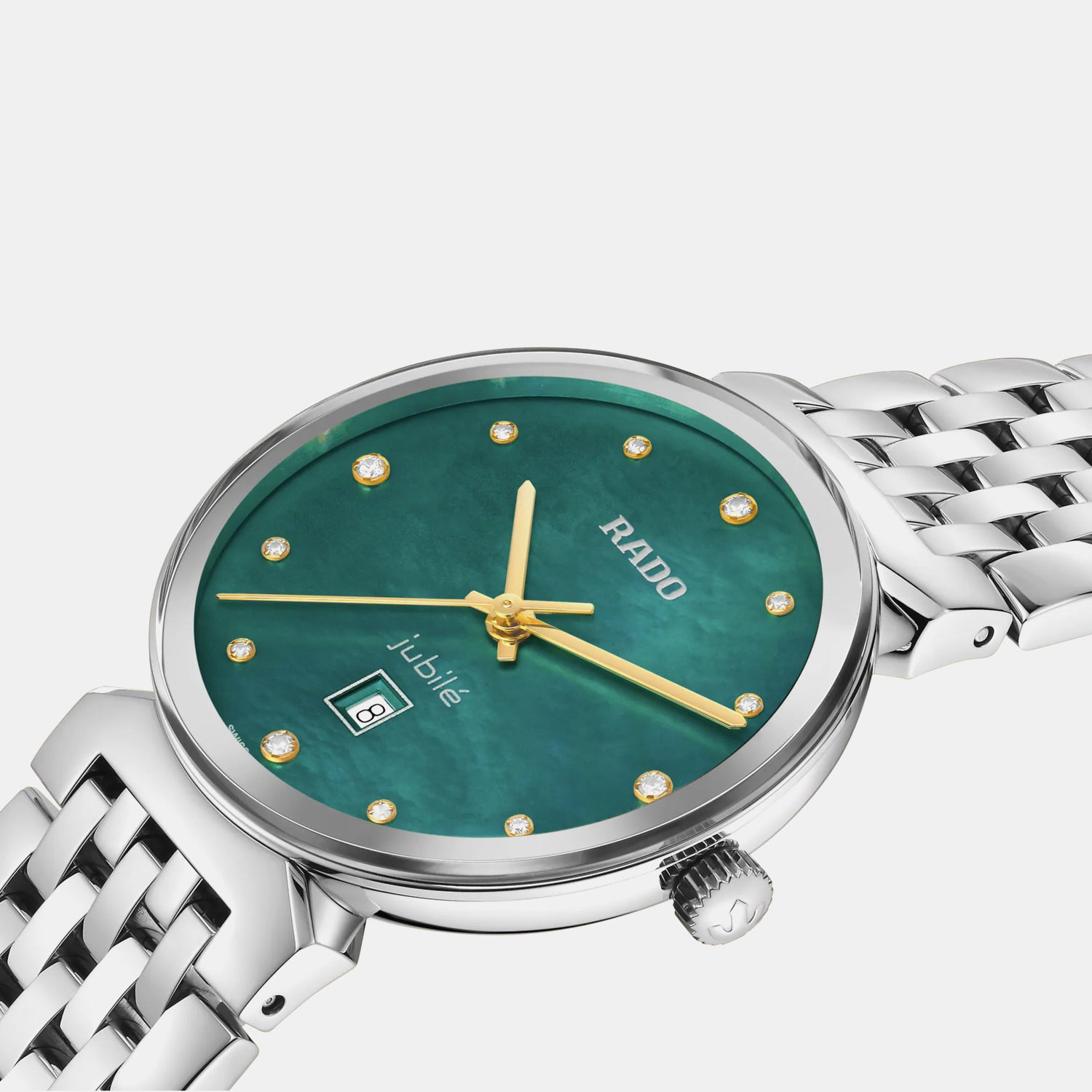 Florence Women Quartz Green Dial Analog Stainless Steel Watch R48913903