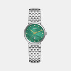 Florence Women Quartz Green Dial Analog Stainless Steel Watch R48913903