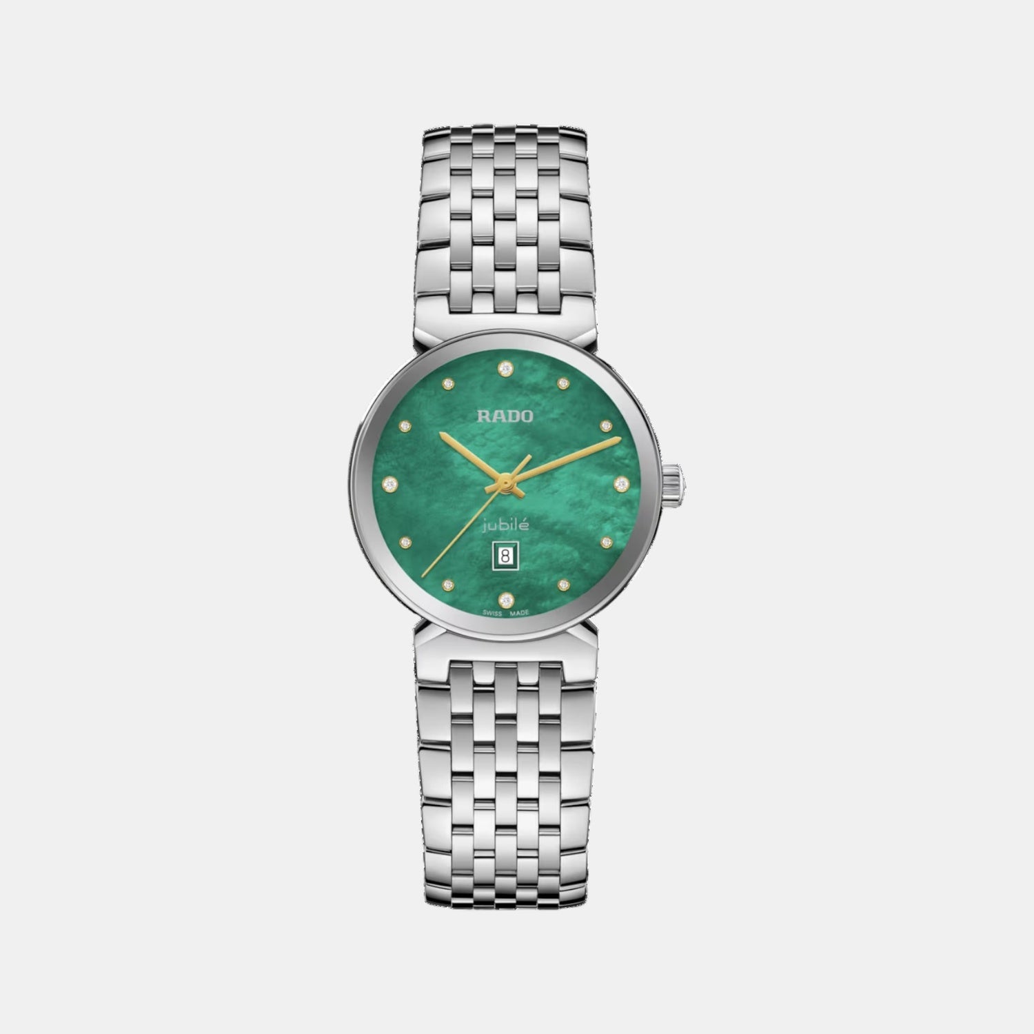 Florence Women Quartz Green Dial Analog Stainless Steel Watch R48913903