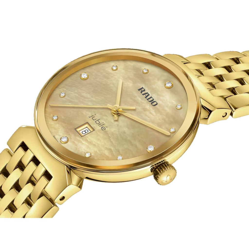 Florence Women Quartz Gold Dial Analog Stainless Steel Watch R48915903