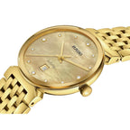 Florence Women Quartz Gold Dial Analog Stainless Steel Watch R48915903