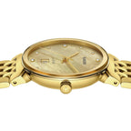 Florence Women Quartz Gold Dial Analog Stainless Steel Watch R48915903