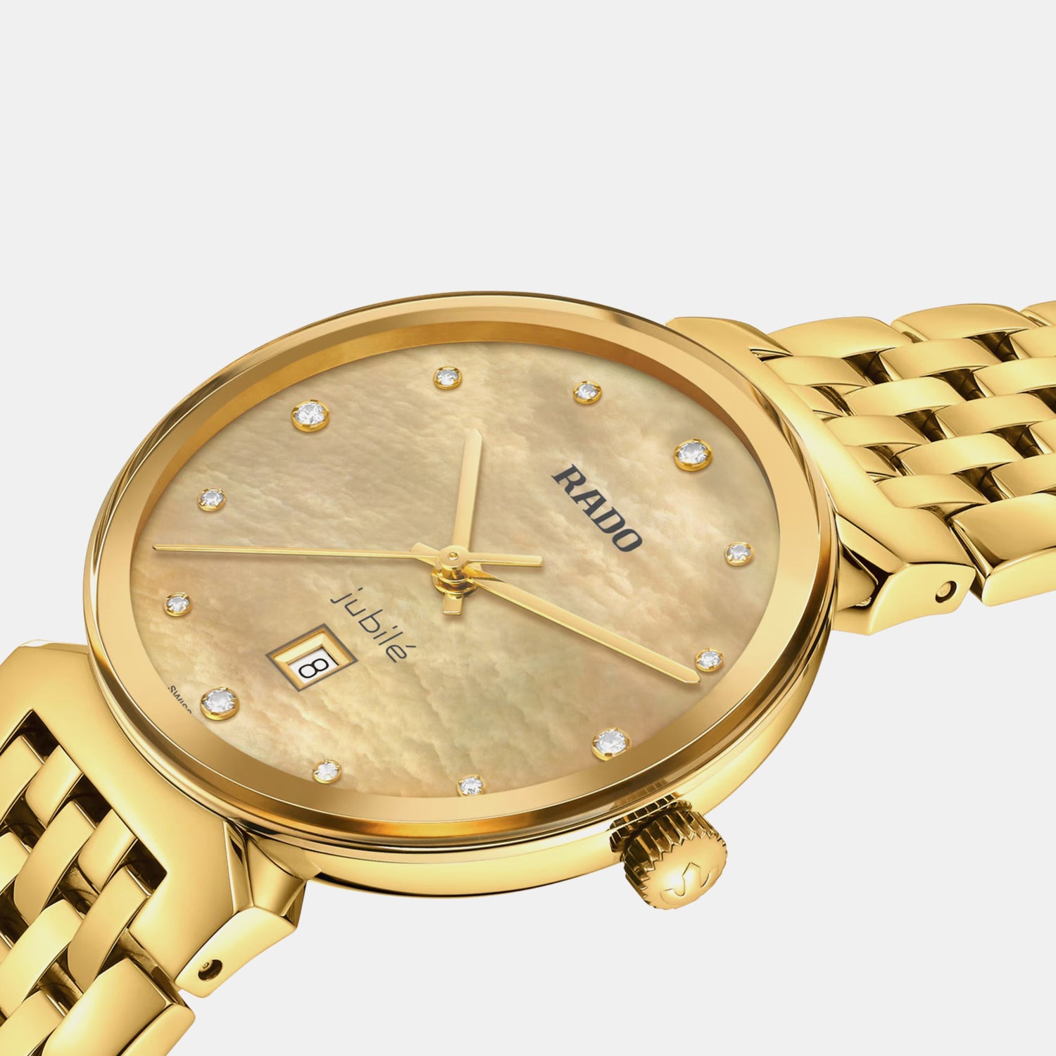 Florence Women Quartz Gold Dial Analog Stainless Steel Watch R48915903