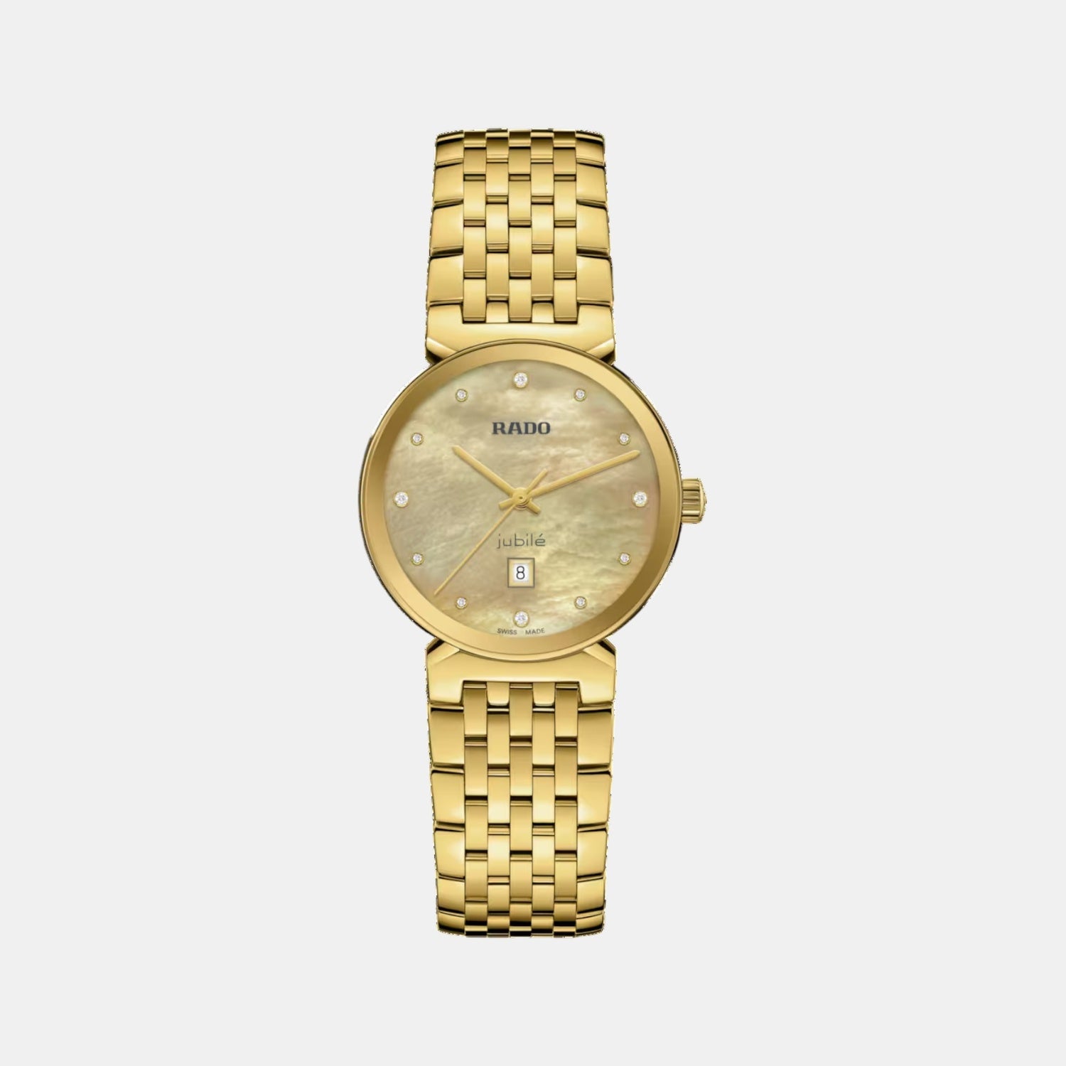 Florence Women Quartz Gold Dial Analog Stainless Steel Watch R48915903