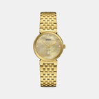 Florence Women Quartz Gold Dial Analog Stainless Steel Watch R48915903