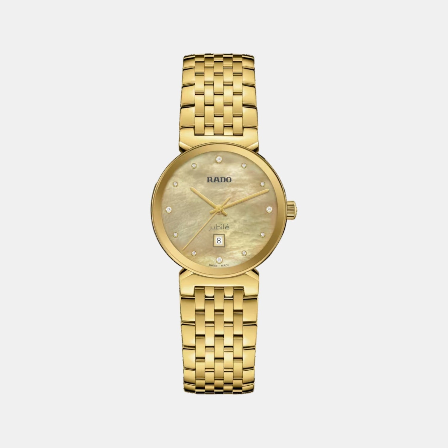 Florence Women Quartz Gold Dial Analog Stainless Steel Watch R48915903