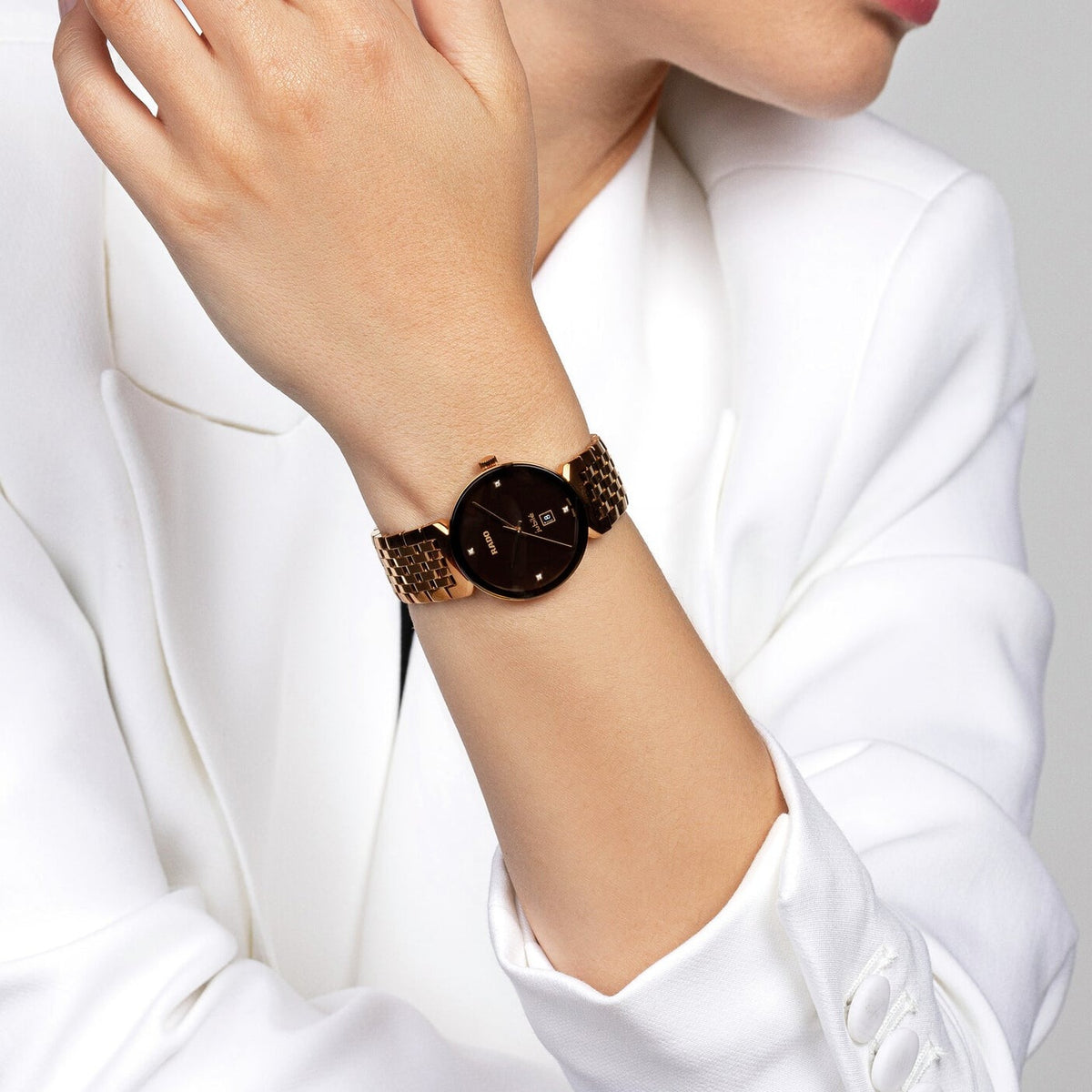 Rado Women Round Black watch