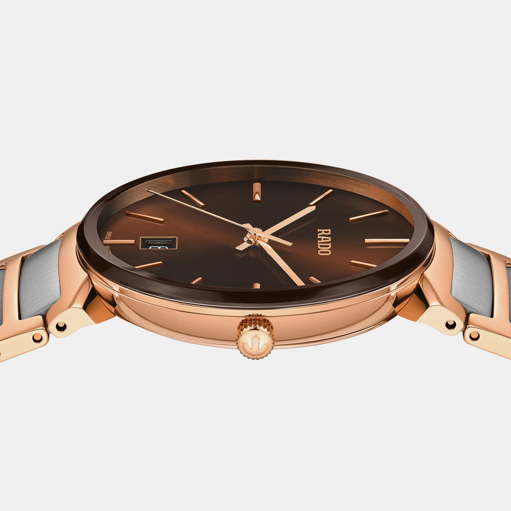 Florence Women Quartz Brown Dial Analog Stainless Steel Watch R48918303