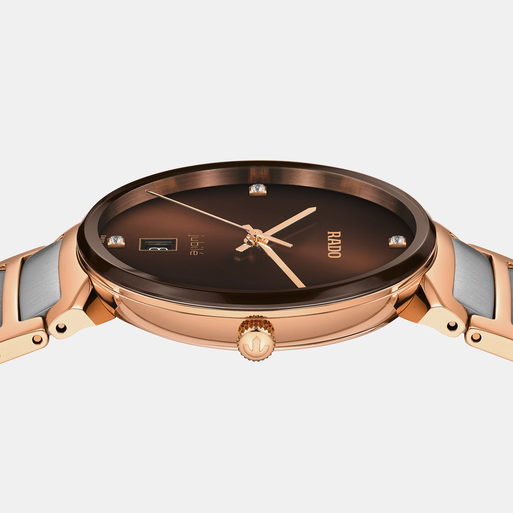 Florence Women Quartz Brown Dial Analog Stainless Steel Watch R48918703