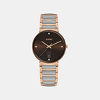 Florence Women Quartz Brown Dial Analog Stainless Steel Watch R48918703