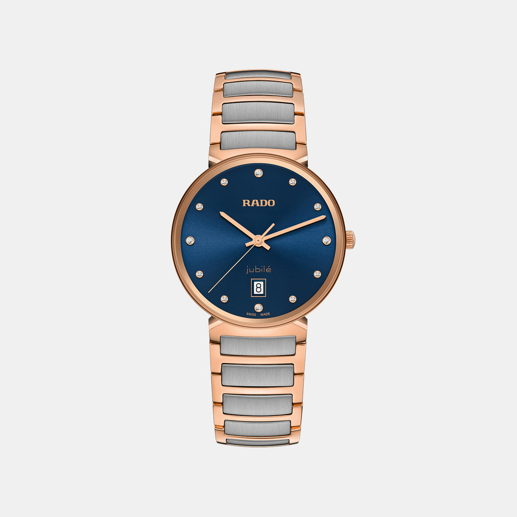 Florence Unisex Quartz Blue Dial Analog Stainless Steel Watch R48918723