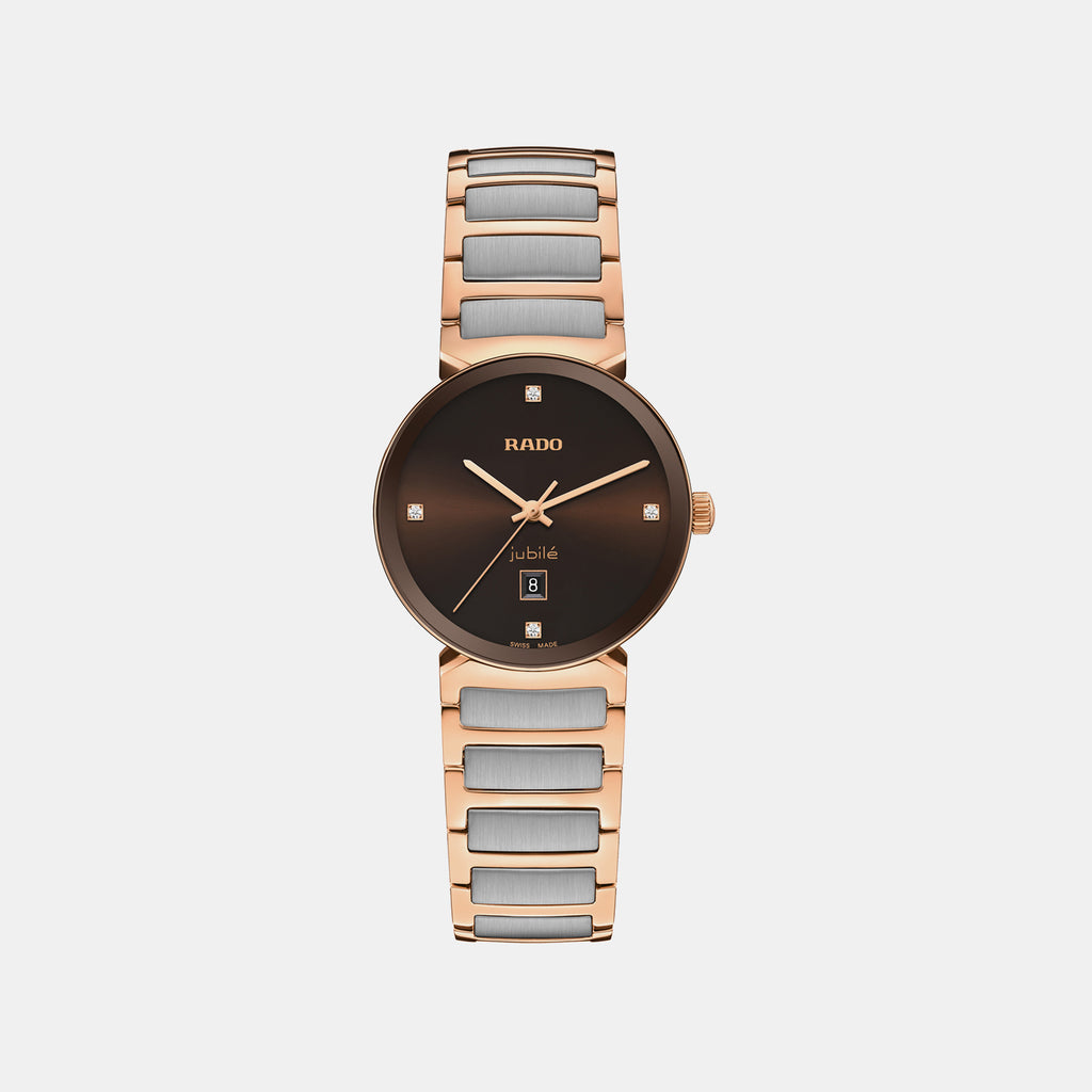 Florence Women Quartz Brown Dial Analog Stainless Steel Watch R48919703