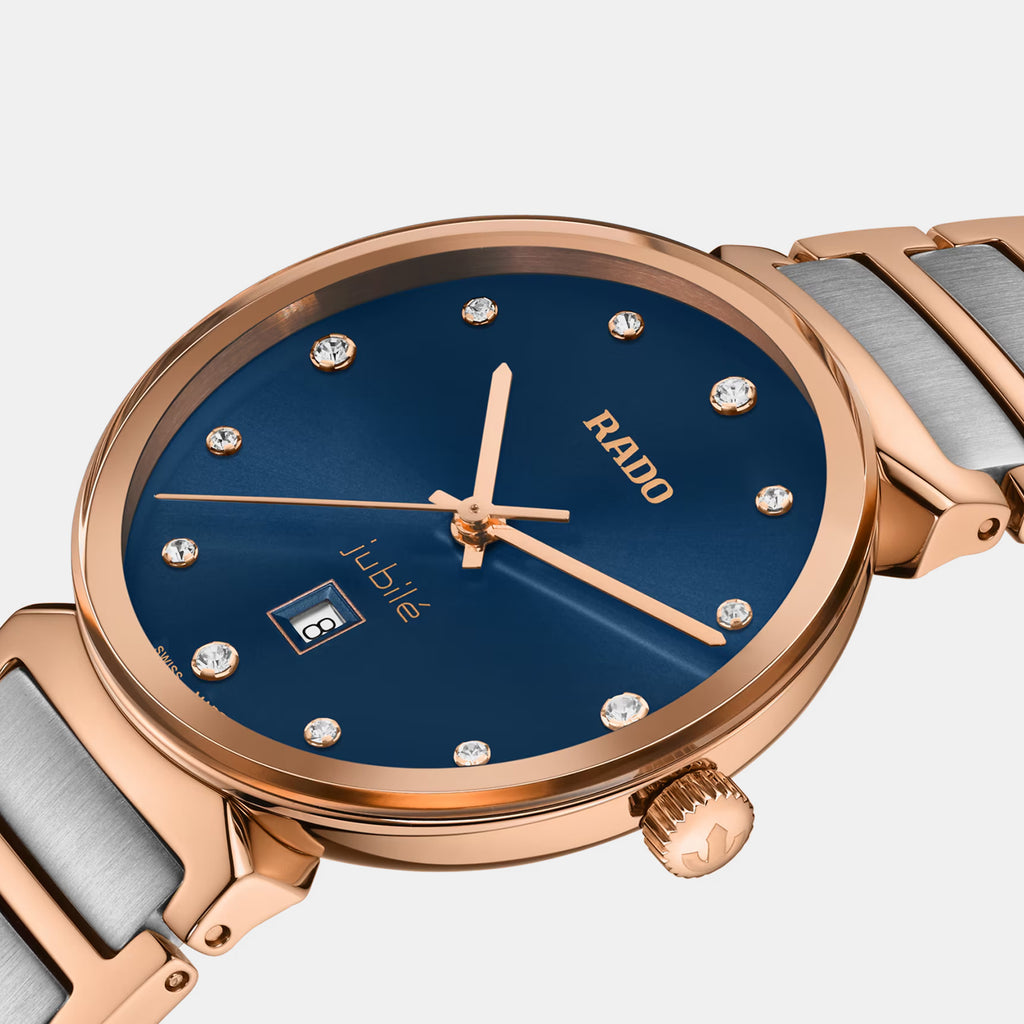 Florence Women Quartz Blue Dial Analog Stainless Steel Watch R48919723