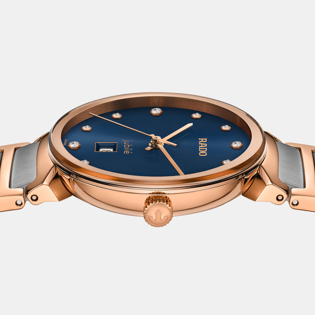 Florence Women Quartz Blue Dial Analog Stainless Steel Watch R48919723
