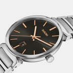 Florence Women Quartz Black Dial Analog Stainless Steel Watch R48921153
