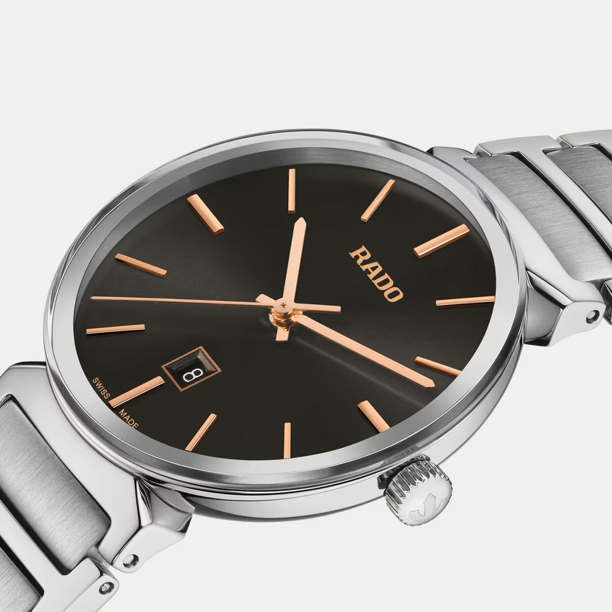 Florence Women Quartz Black Dial Analog Stainless Steel Watch R48921153