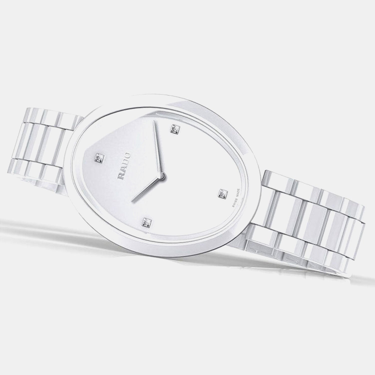 Esenza Women Quartz White Dial Analog Ceramic Watch R53092712