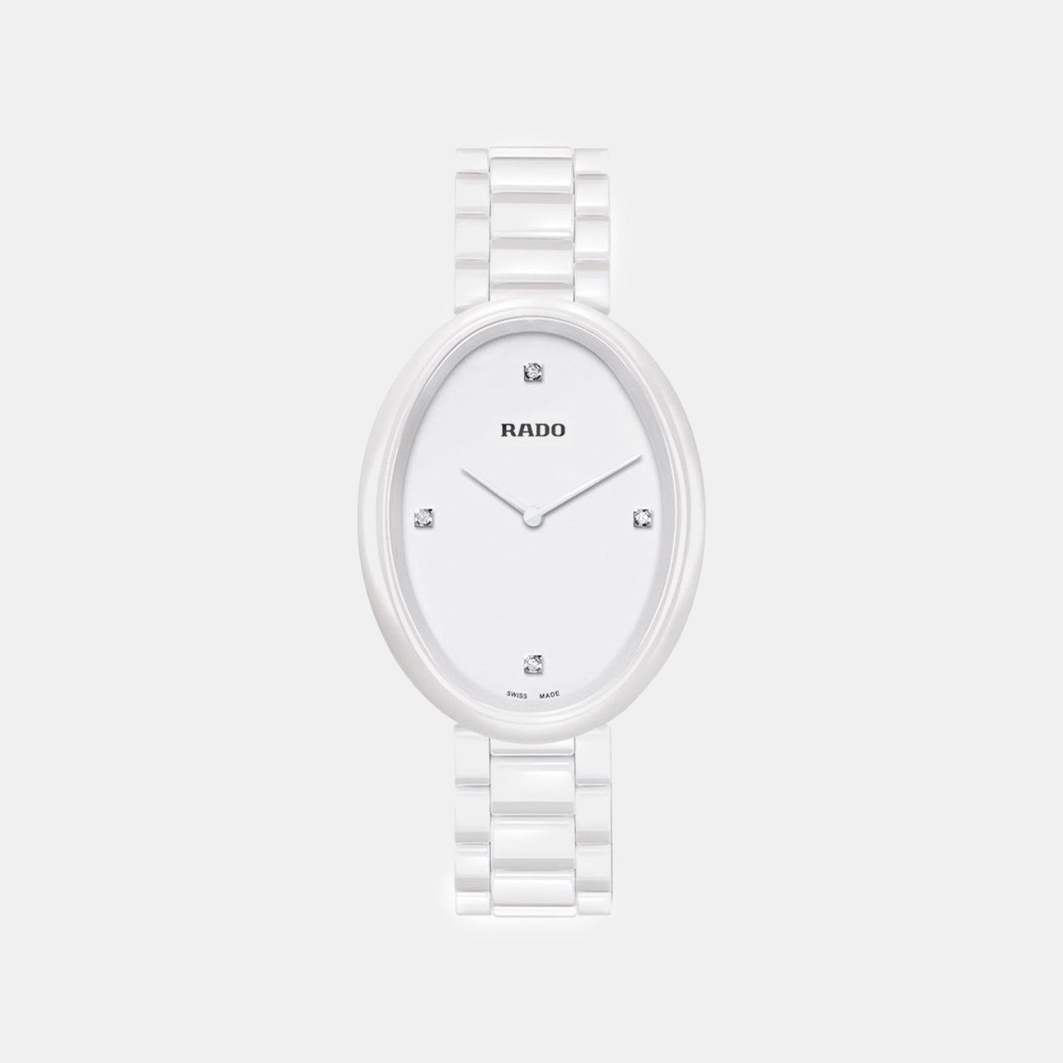 Esenza Women Quartz White Dial Analog Ceramic Watch R53092712