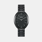 Esenza Ceramic Women Quartz Black Dial Analog Watch R53093152