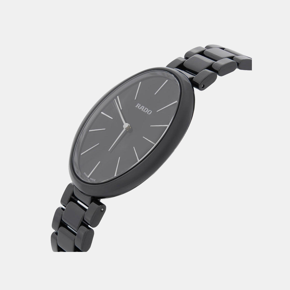 Esenza Women Quartz Black Dial Analog Ceramic Watch R53093152