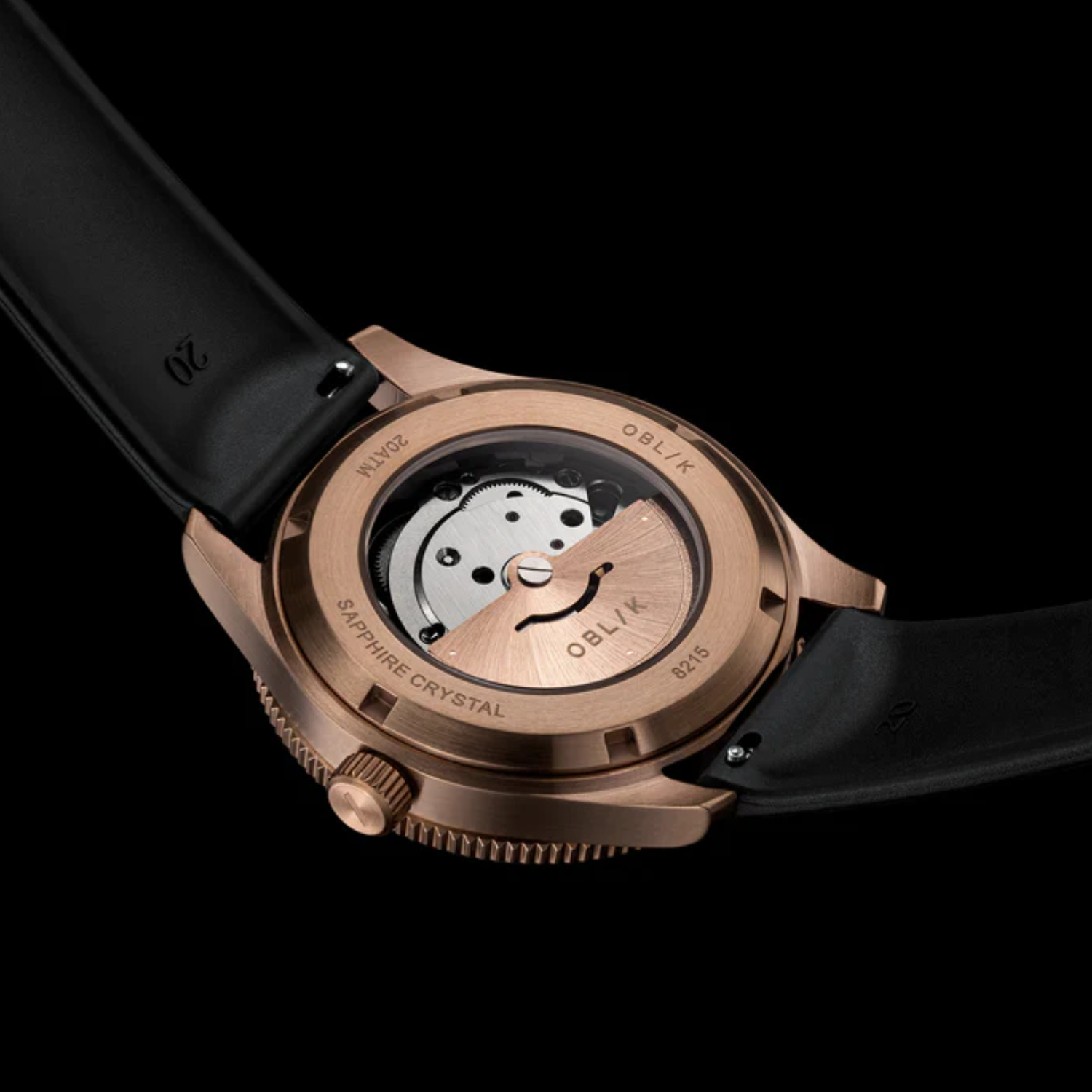 Sealion Men Automatic Brown Dial Analog Silicone Watch