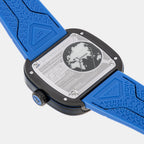 P Series Unisex Automatic Blue Dial Analog Leather Watch PS3/04