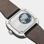 P Series Unisex Automatic Black Dial Analog Leather Watch PS2/01