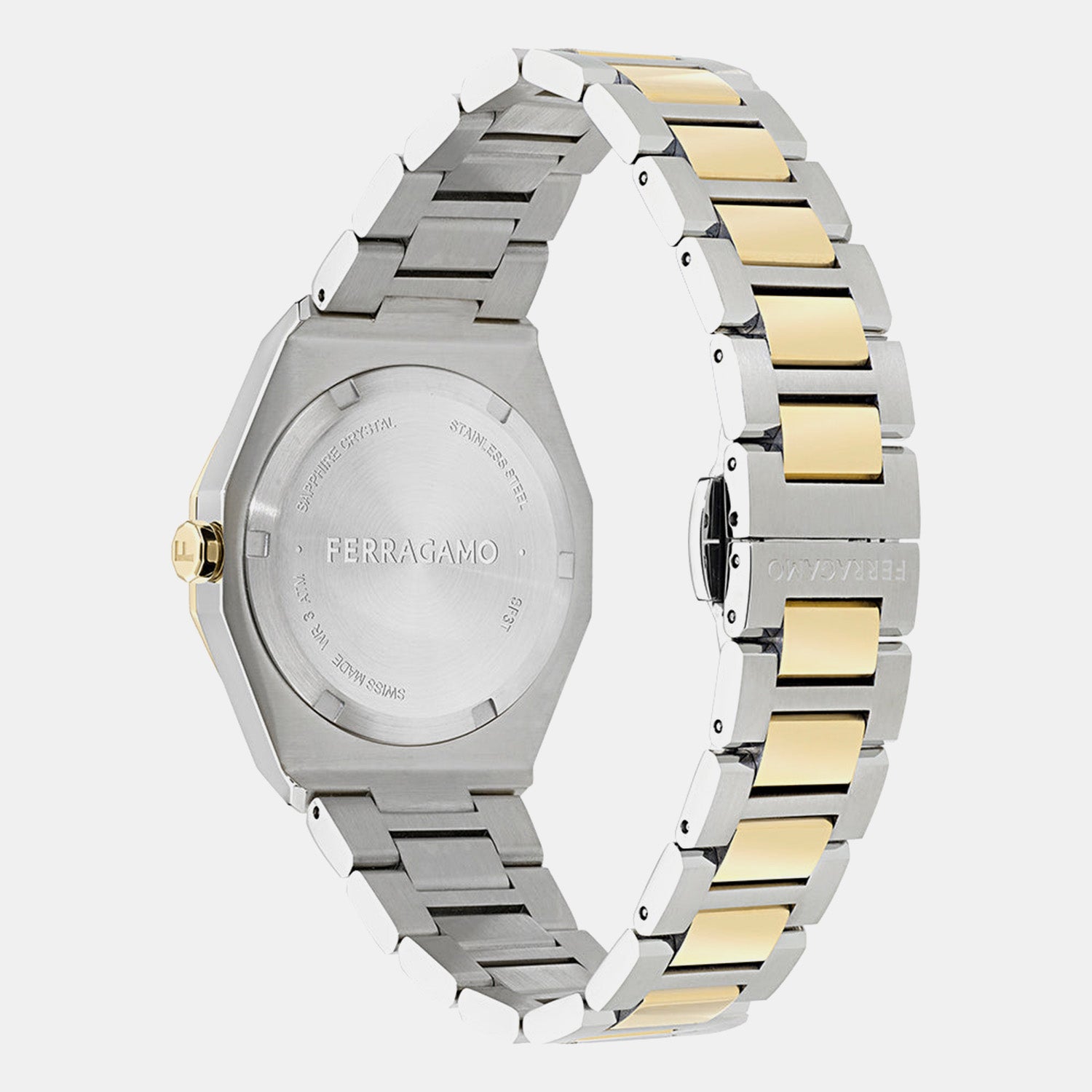 Women Quartz Green Dial Analog Stainless Steel Watch SF3T00125