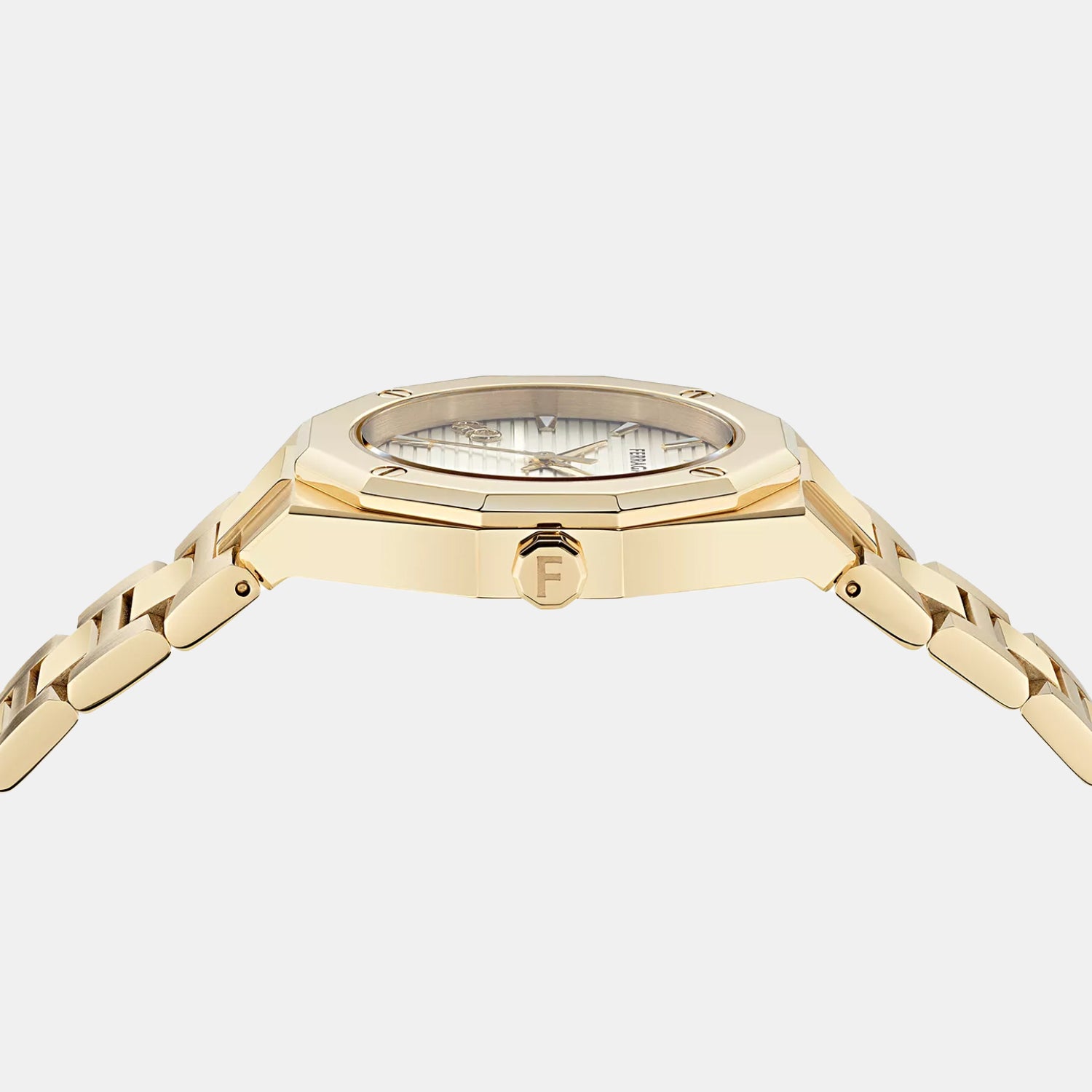 Women Quartz Silver Dial Analog Stainless Steel Watch SF3T00225