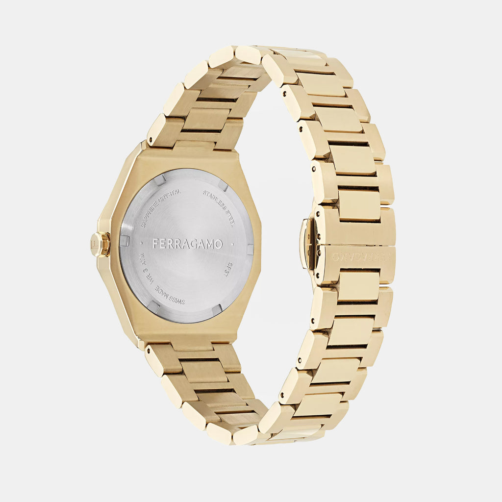Women Quartz Silver Dial Analog Stainless Steel Watch SF3T00225