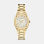 Women Quartz Silver Dial Analog Stainless Steel Watch SF3T00225