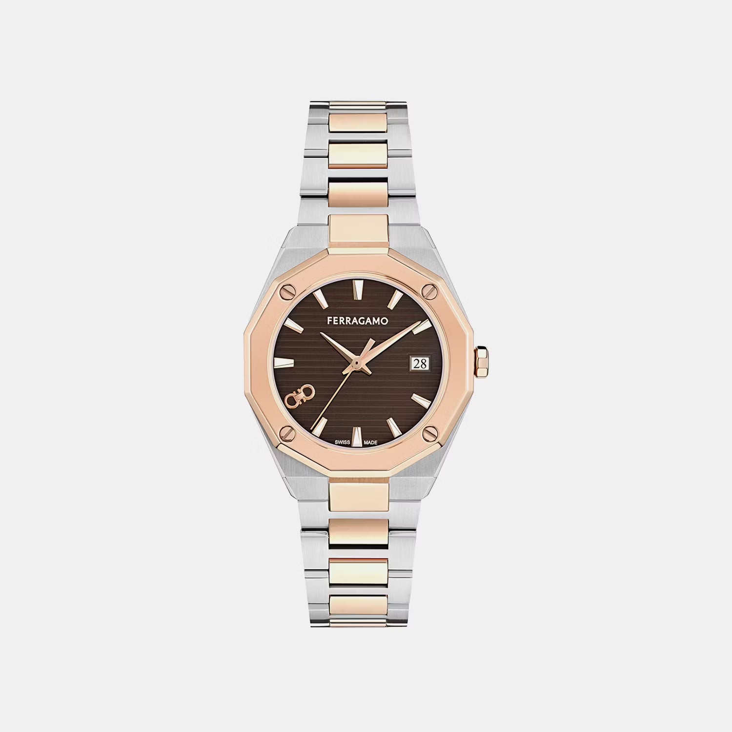 Versilia Women Quartz Brown Dial Analog Stainless Steel Watch SF3T00325