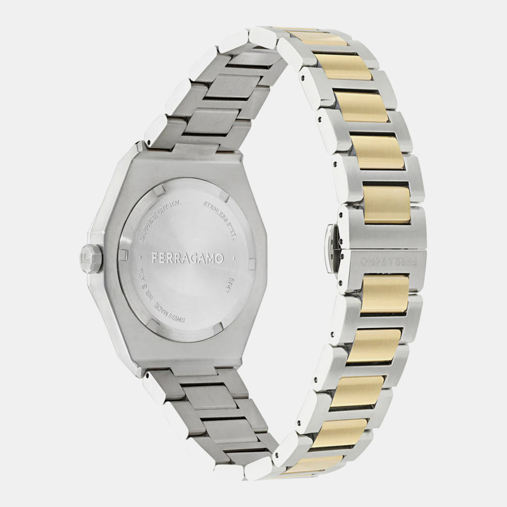 Edge Men Quartz Green Dial Analog Stainless Steel Watch SF4T00125