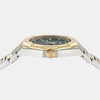 Edge Men Quartz Green Dial Analog Stainless Steel Watch SF4T00125