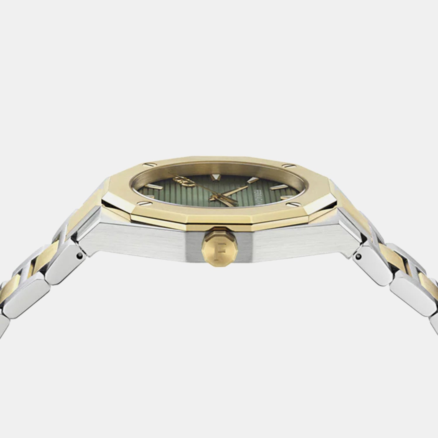 4t-versilia Men Quartz Green Dial Analog Stainless Steel Watch SF4T00826