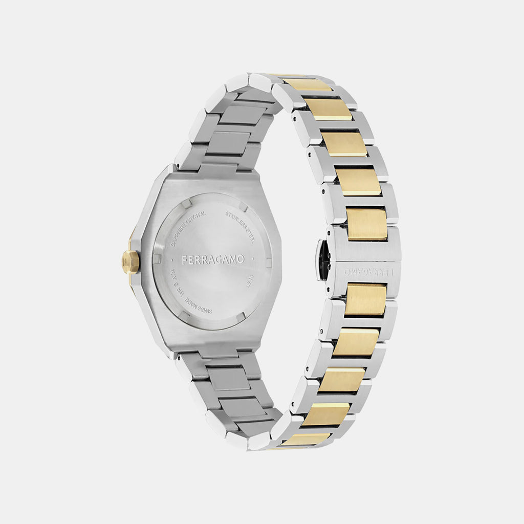4t-versilia Men Quartz Green Dial Analog Stainless Steel Watch SF4T00826