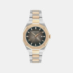4t-versilia Men Quartz Brown Dial Analog Stainless Steel Watch SF4T00926