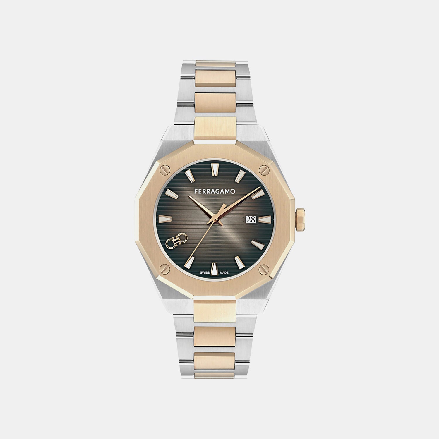 4t-versilia Men Quartz Brown Dial Analog Stainless Steel Watch SF4T00926
