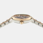 Women Quartz Brown Dial Analog Stainless Steel Watch SFAC00324